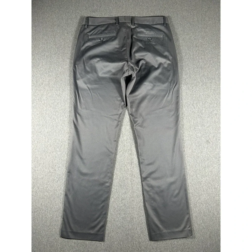 Bonobos Friday Slim FitChino Pants‎ in Grey 33/32